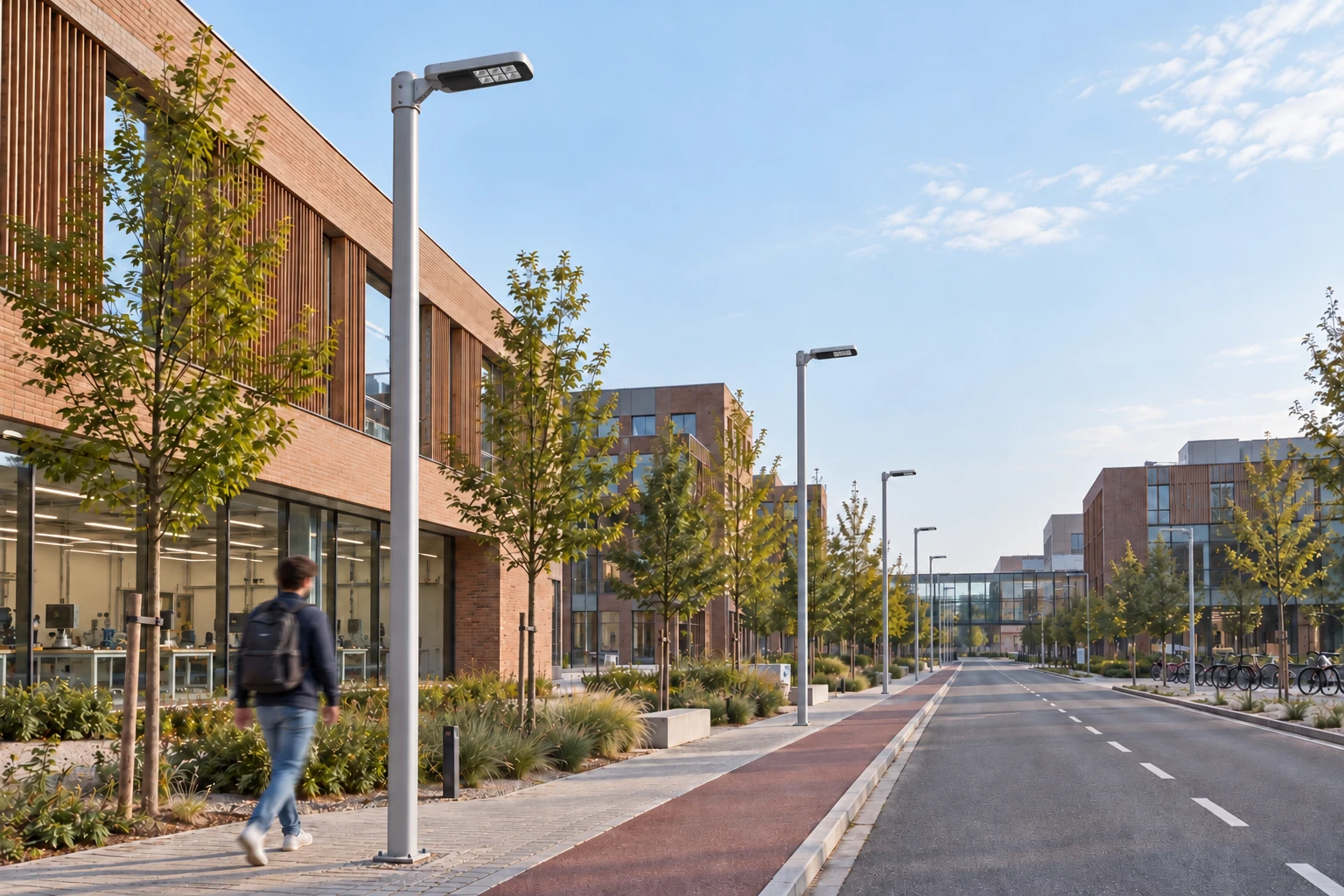 P.A.D. illustrative concept · The campus path